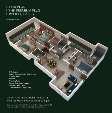 Assotech Avenue 07 3 BHK